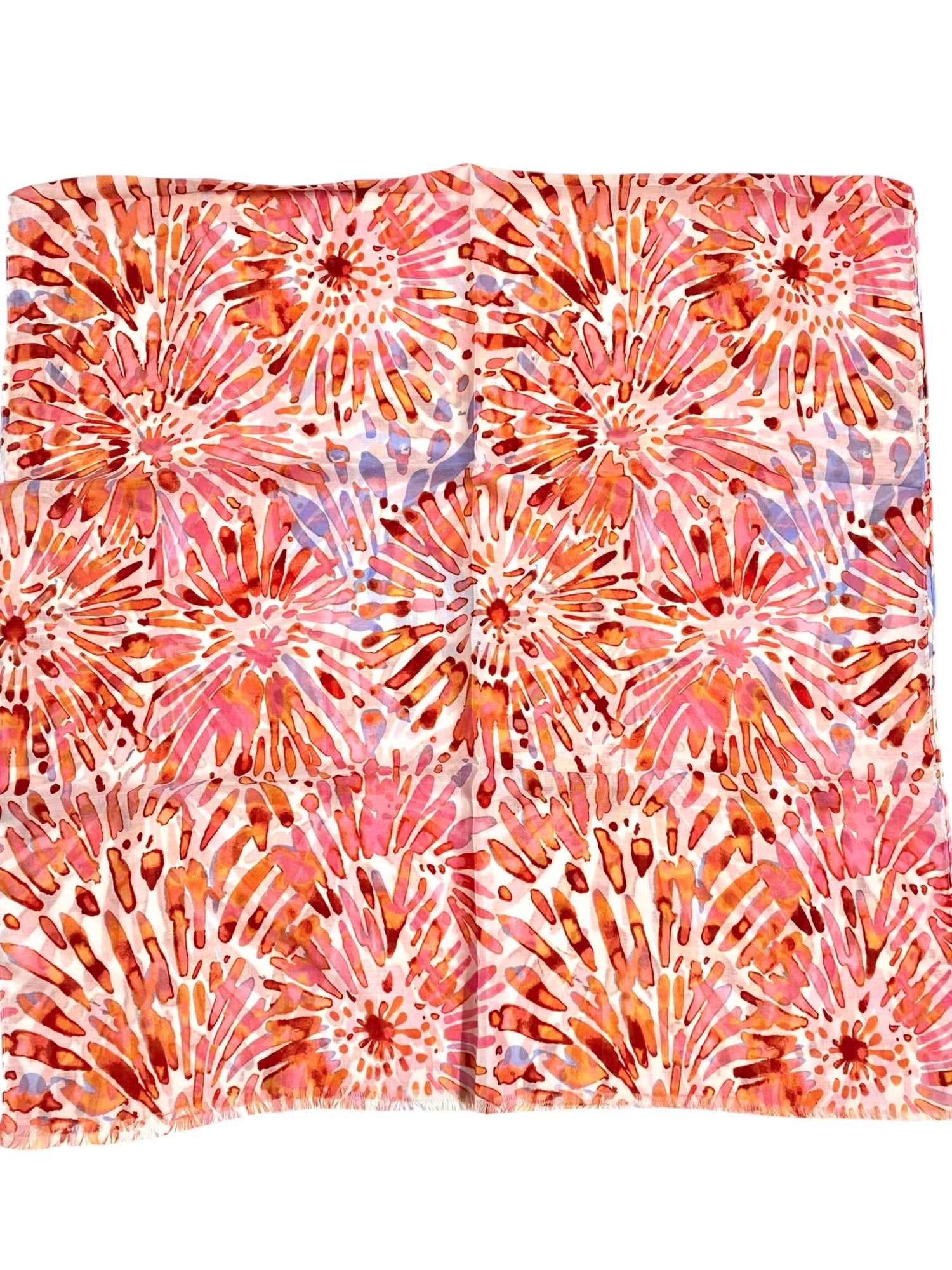 Blaze Lawn Printed Hijabs - Punch