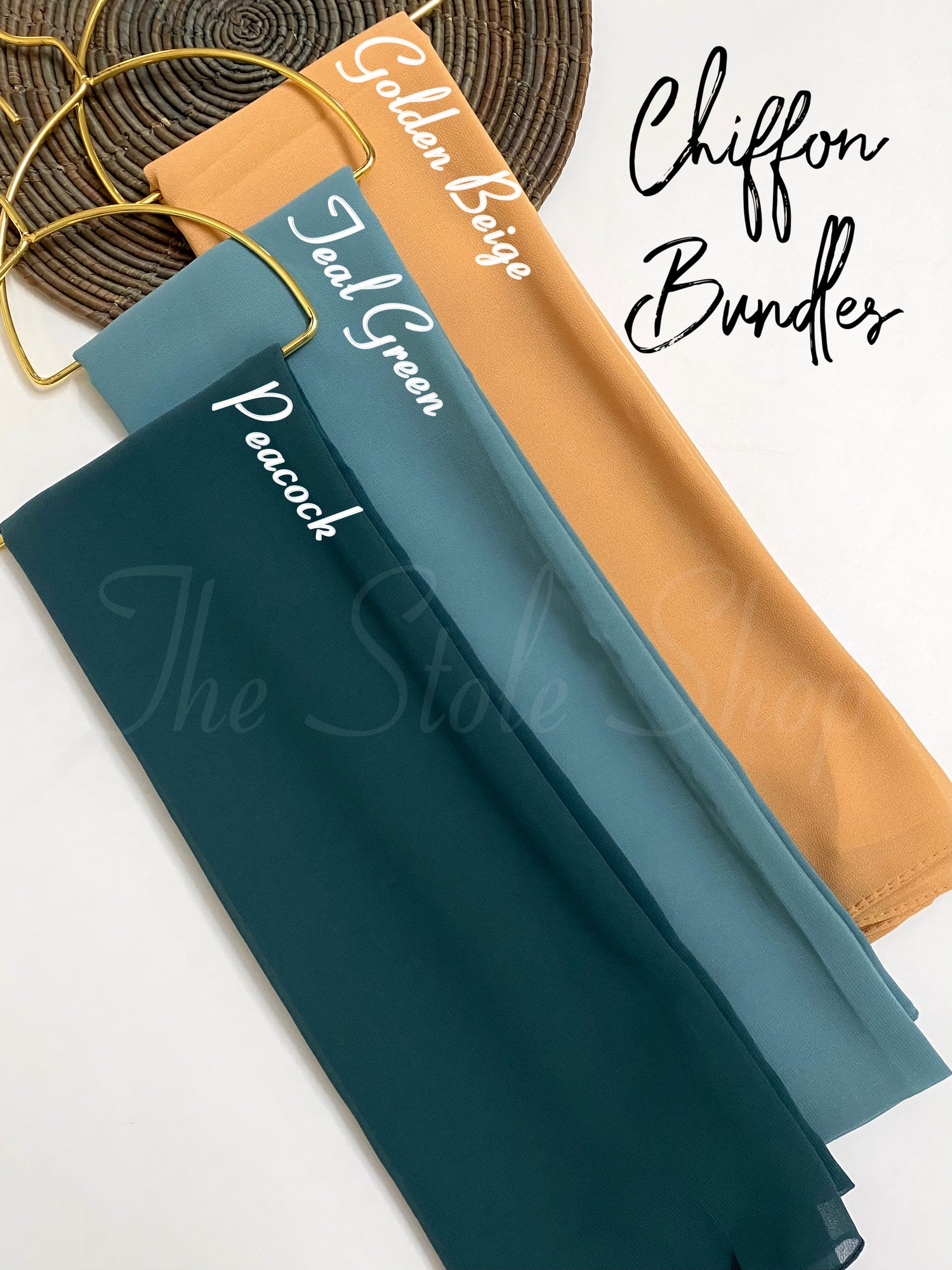 “Seaglint” Georgette Chiffon Hijab Bundle