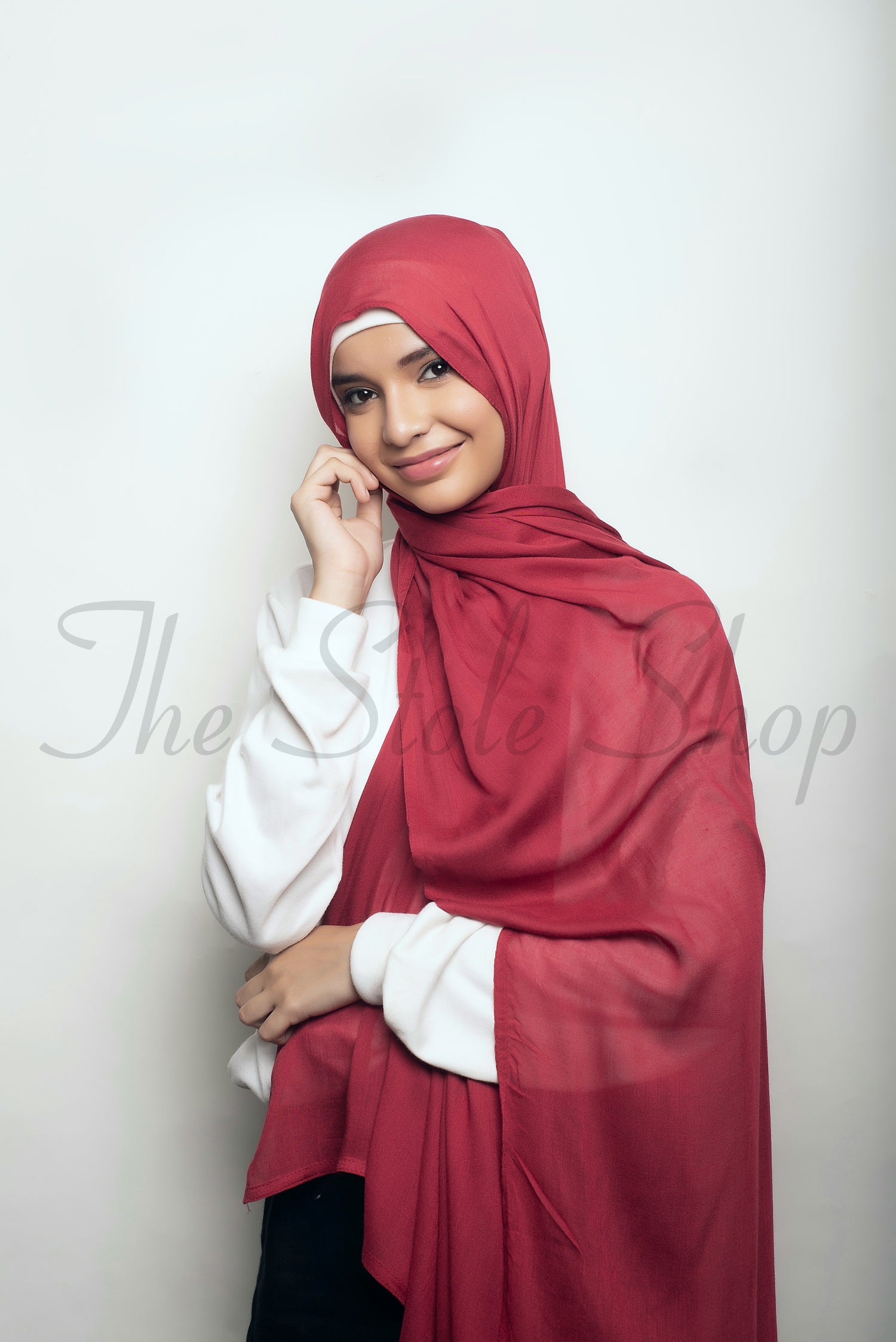 Modal Hijabs (LARGE SIZE) - Wine
