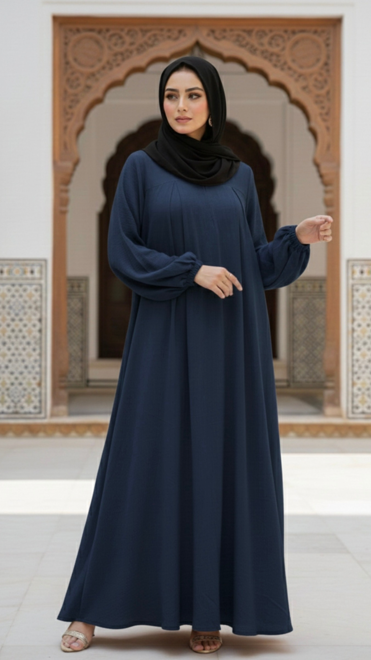 Zeynep Abaya - Navy Blue