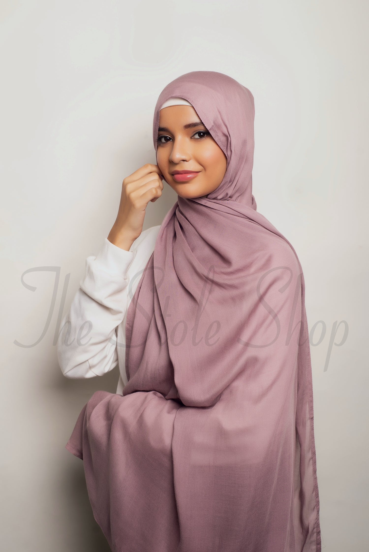 Modal Hijabs (LARGE SIZE) - Opera Mauve