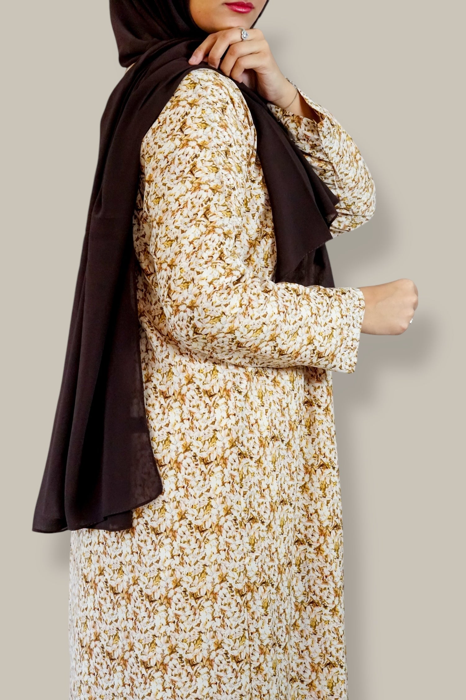 Hazel Printed Abaya