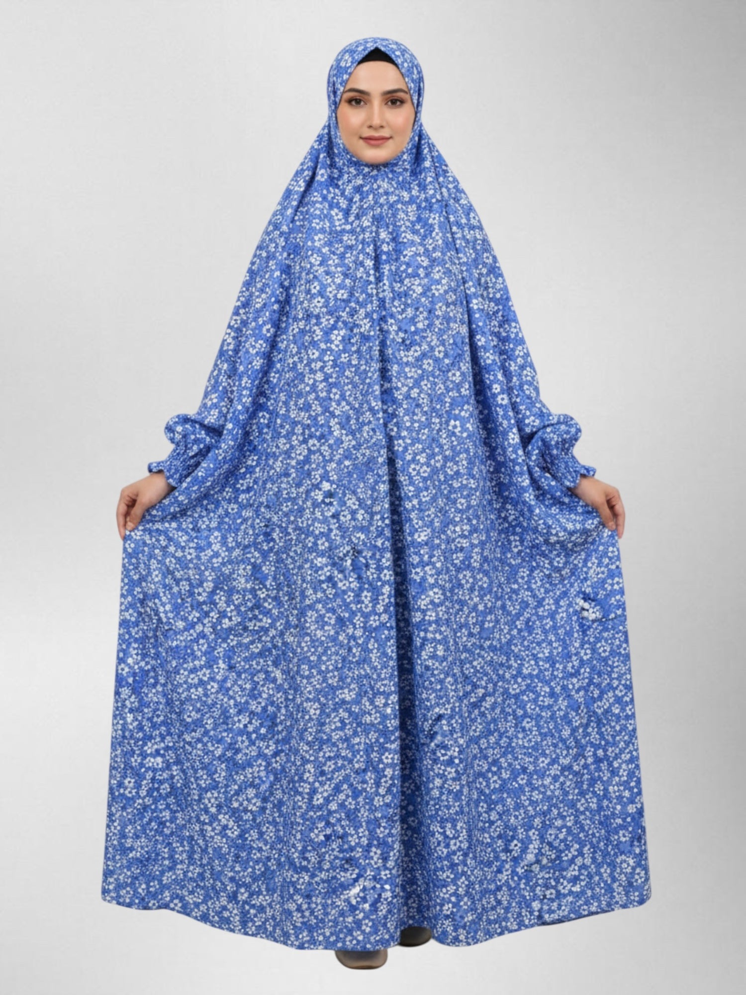 Premium Full Length Namaz Chadar With Sleeves (Imported Fabric)