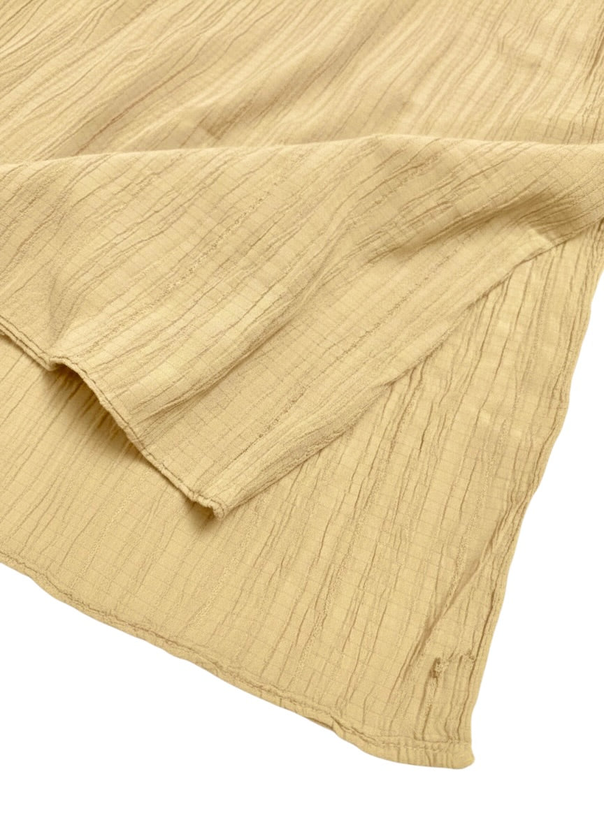 Georgette Crush Hijabs - Cream