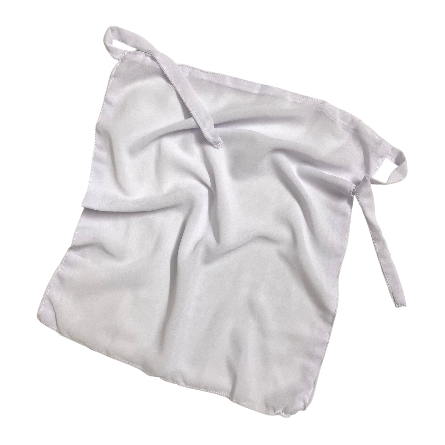 Tie-back Niqab - White