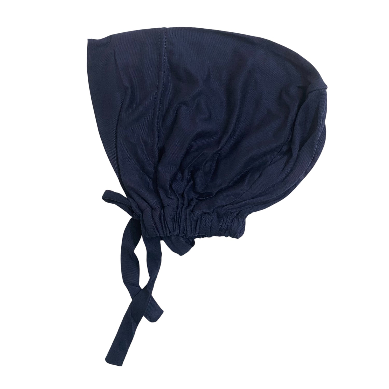 Imported Tie back Full Covered Hijab Cap – Navy Blue