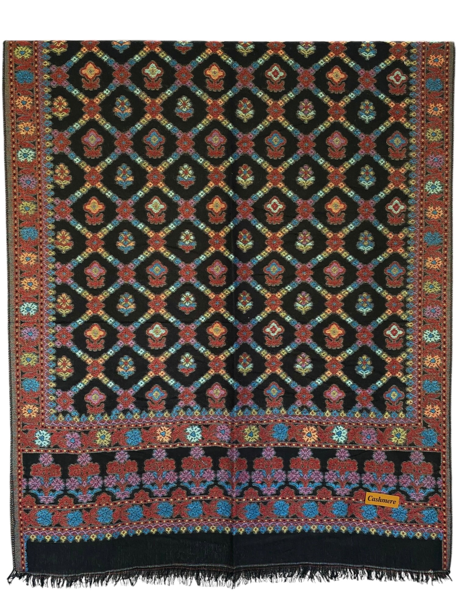 Ameira Pashmina Jacquard - Black