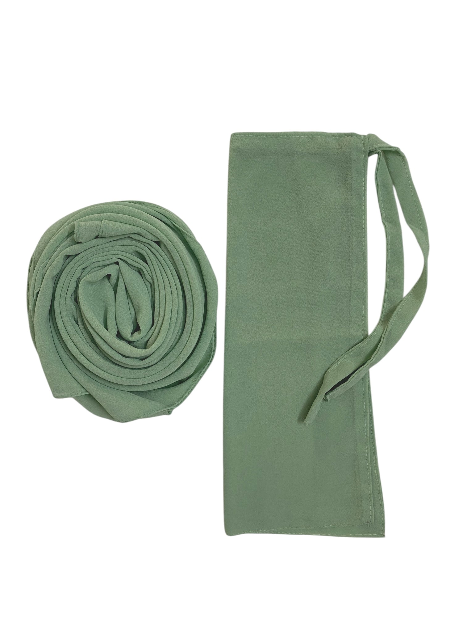 Matching Hijab & Niqab Sets - Spring Green