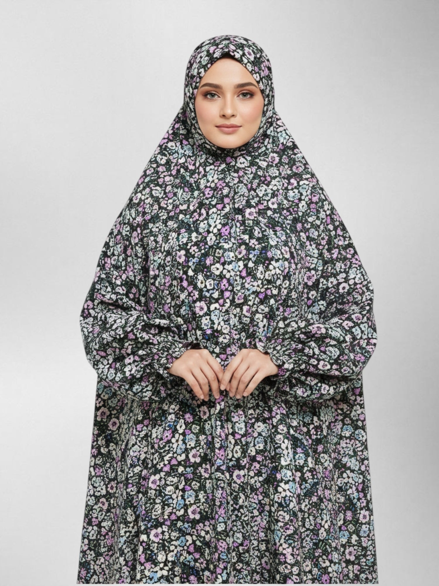 Premium Full Length Namaz Chadar With Sleeves (Imported Fabric)