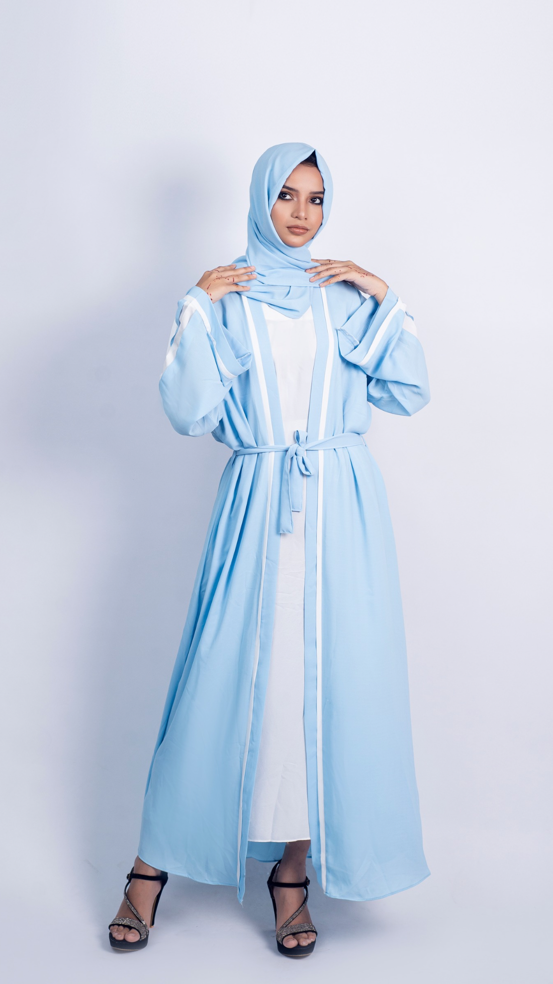Aura Abaya - Sky Blue
