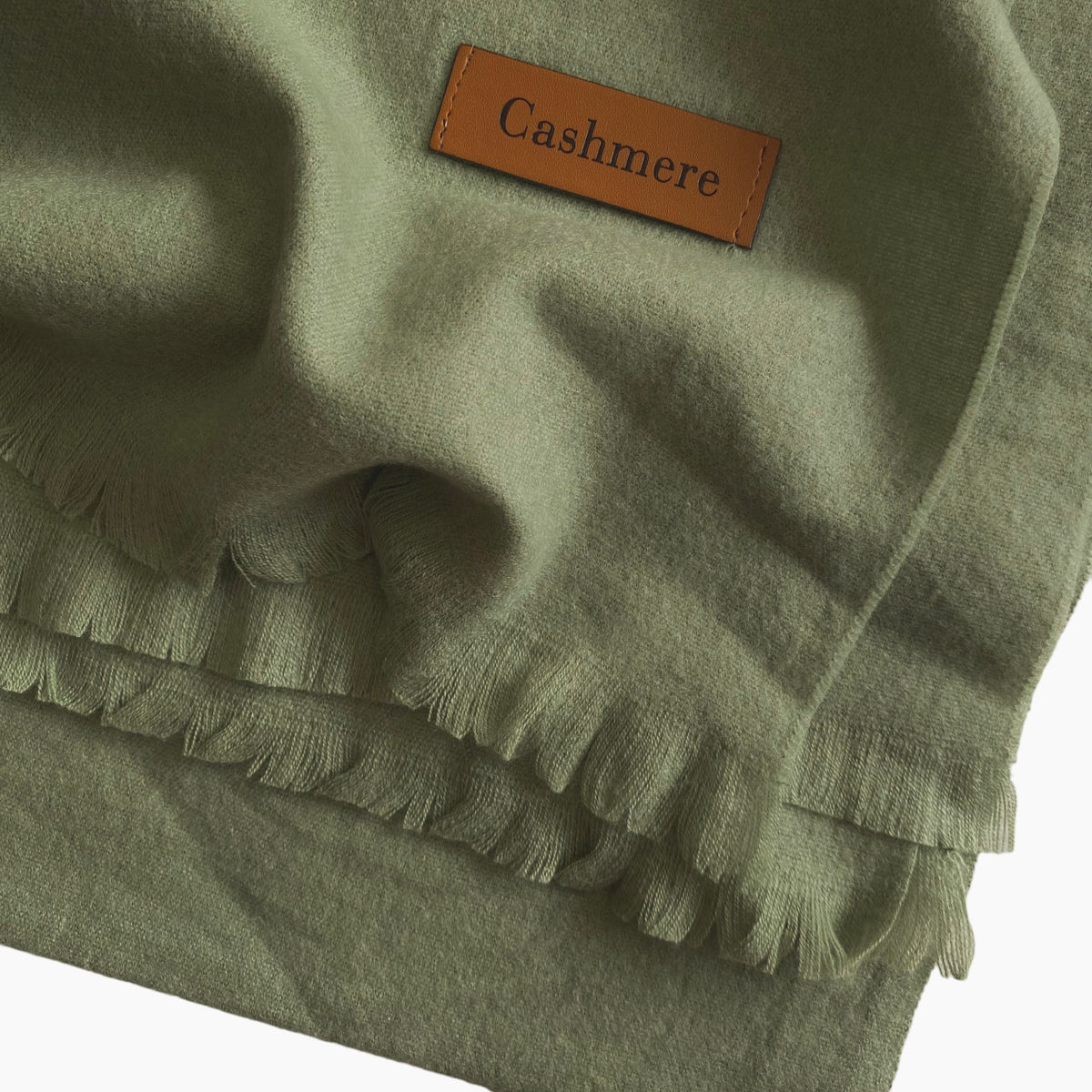 Plain Woolen Cashmere - Sage Green