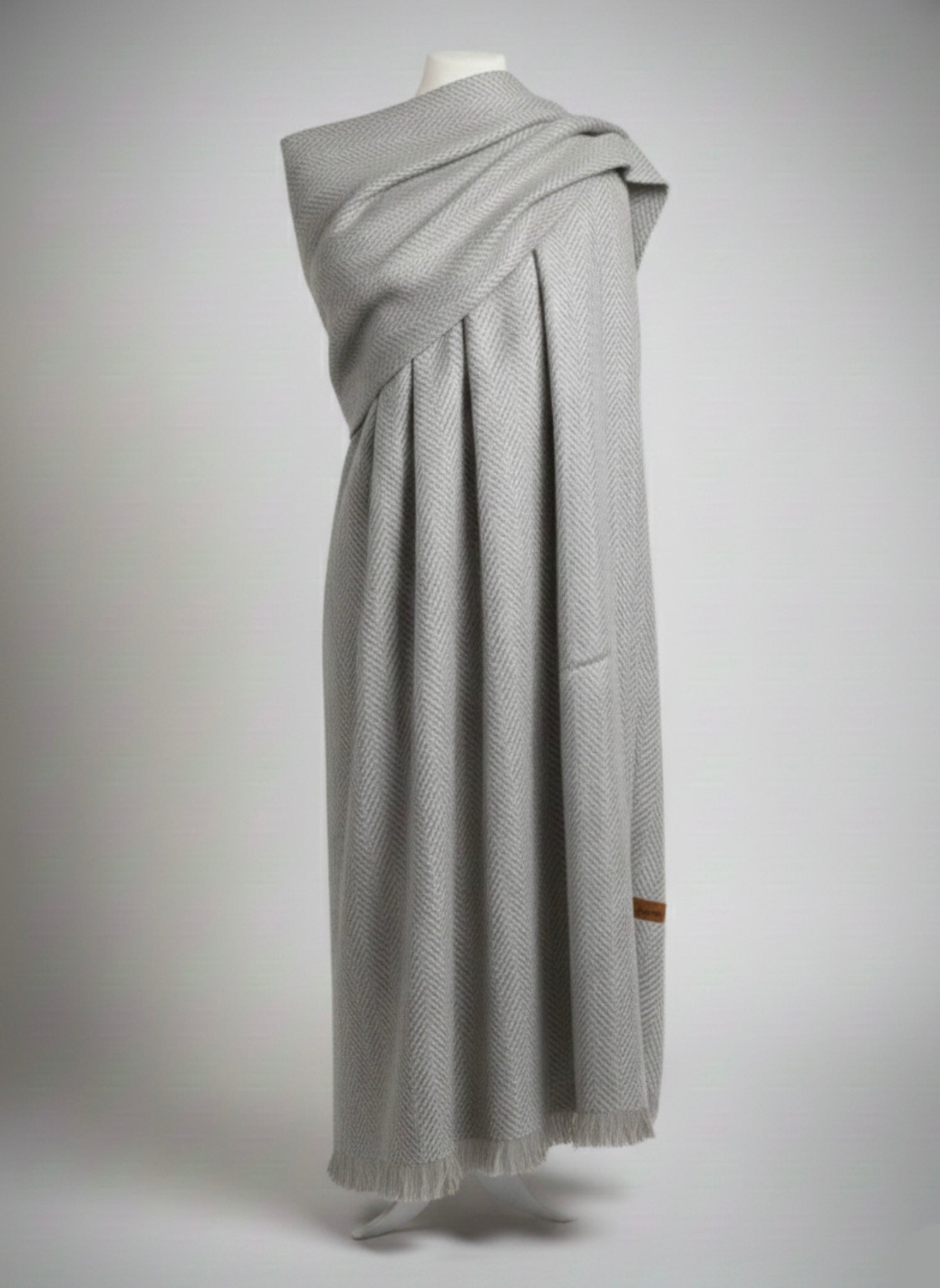 Panache Textured Shawls - Silver Grey