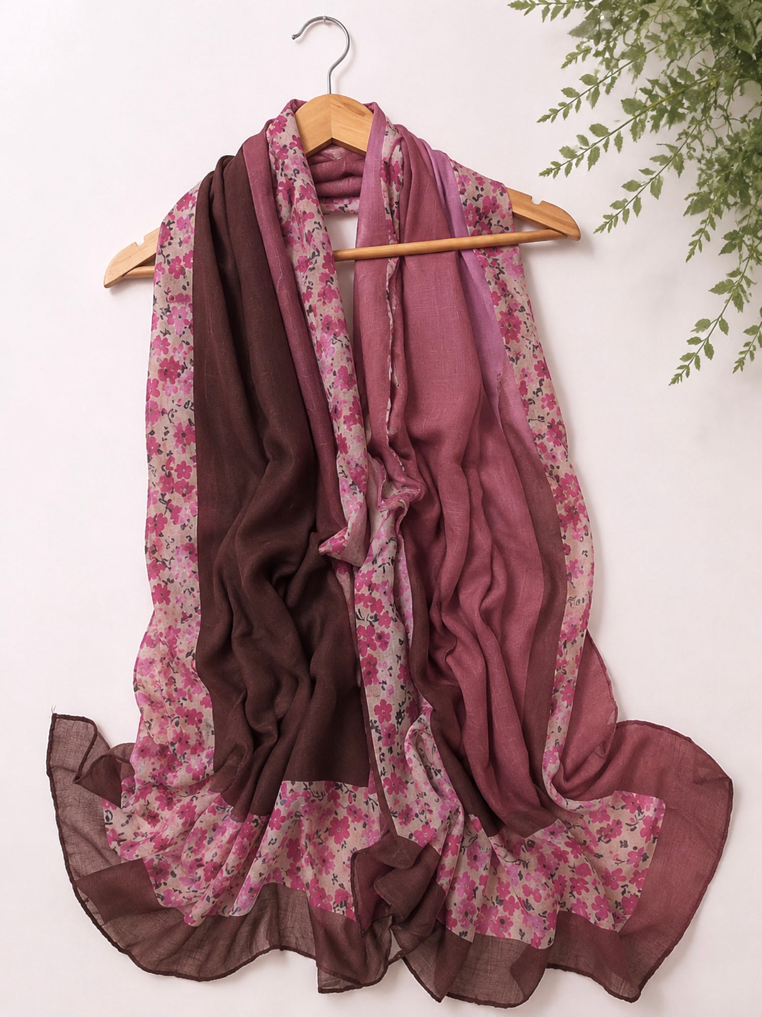 Whisper Printed Hijabs - Mulberry
