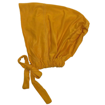Imported Tie back Full Covered Hijab Cap – Mustard