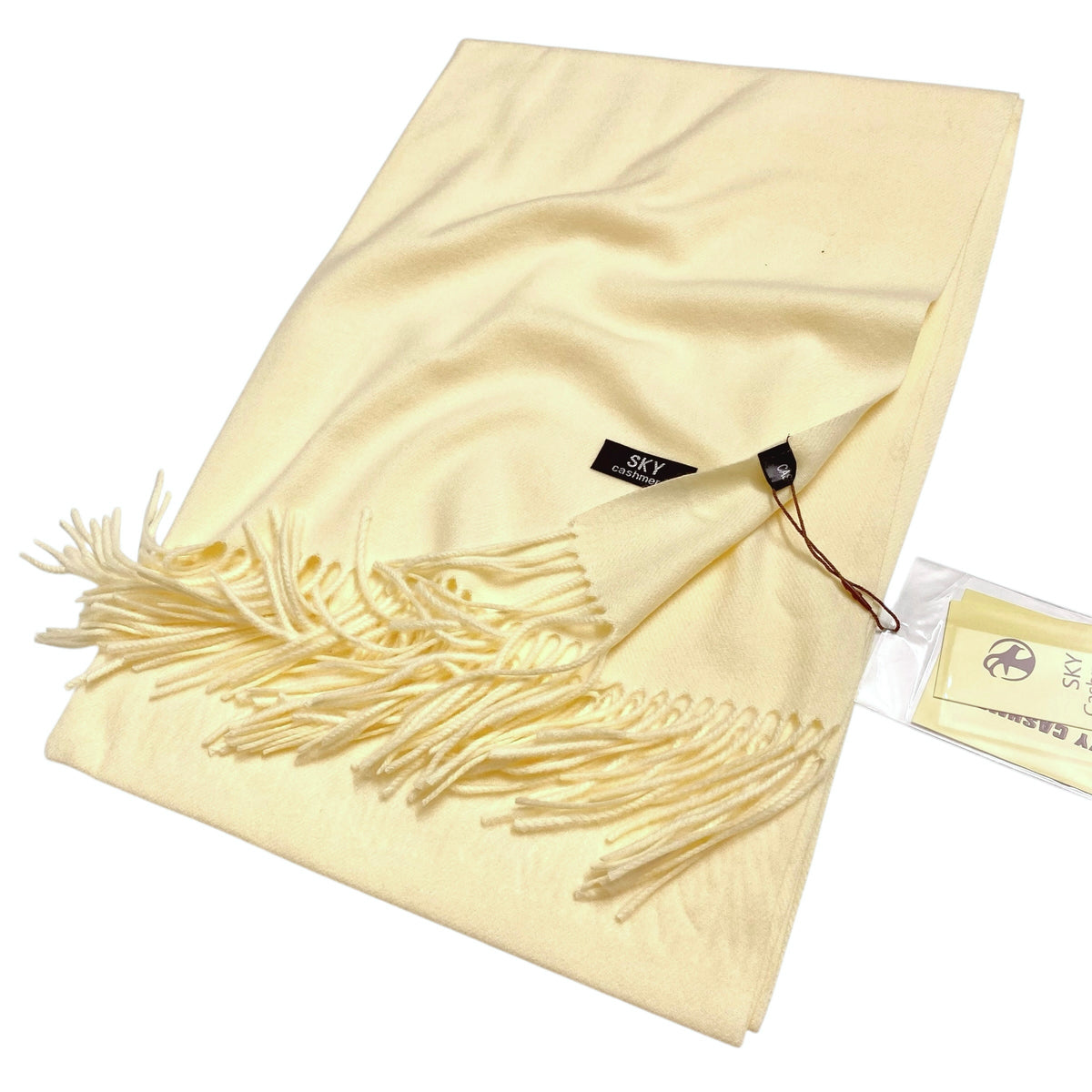PREMIUM Quality Woolen Cashmere – Light Cream  (XL size)