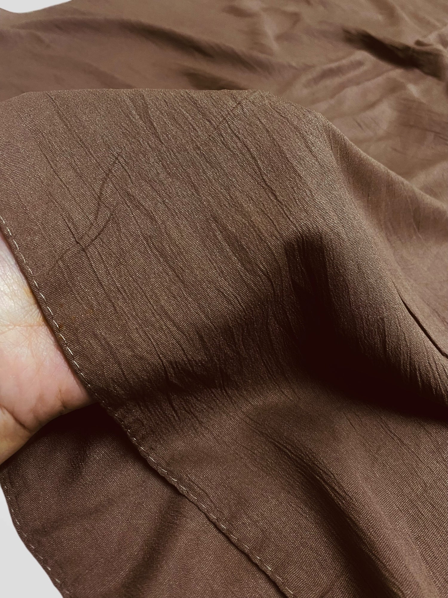 Crushé (Cotton Crush Hijab - Coffee