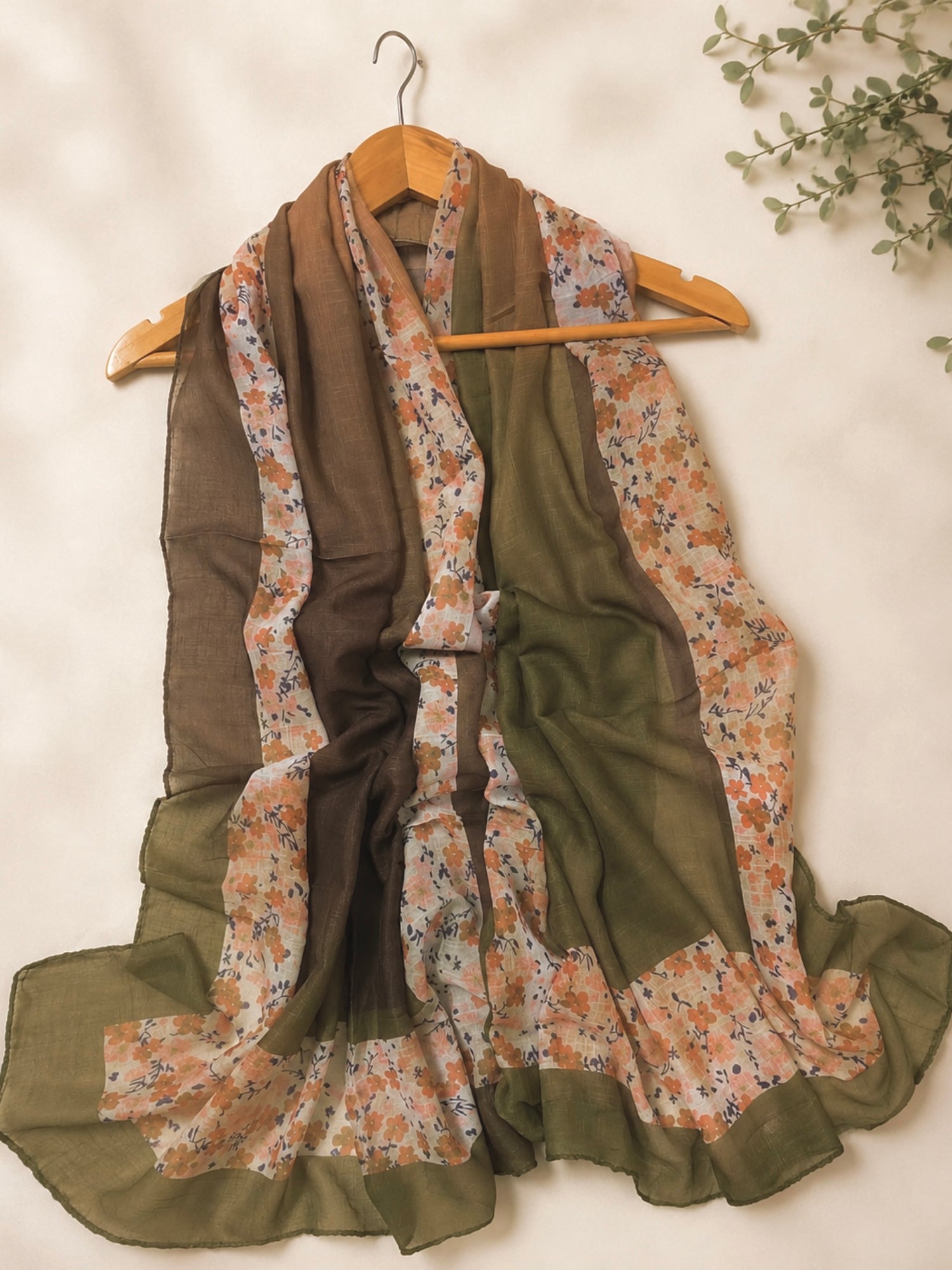 Whisper Printed Hijabs - Truffle