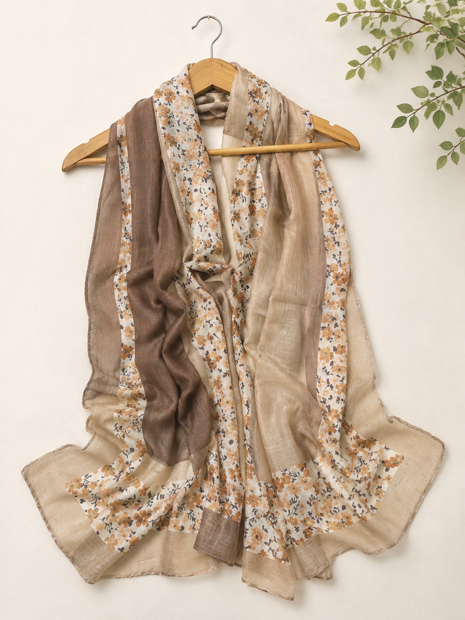 Whisper Printed Hijabs - Sable
