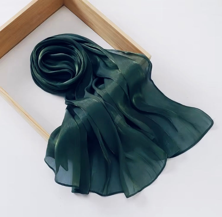 Starlit Organza Shimmer - Timber