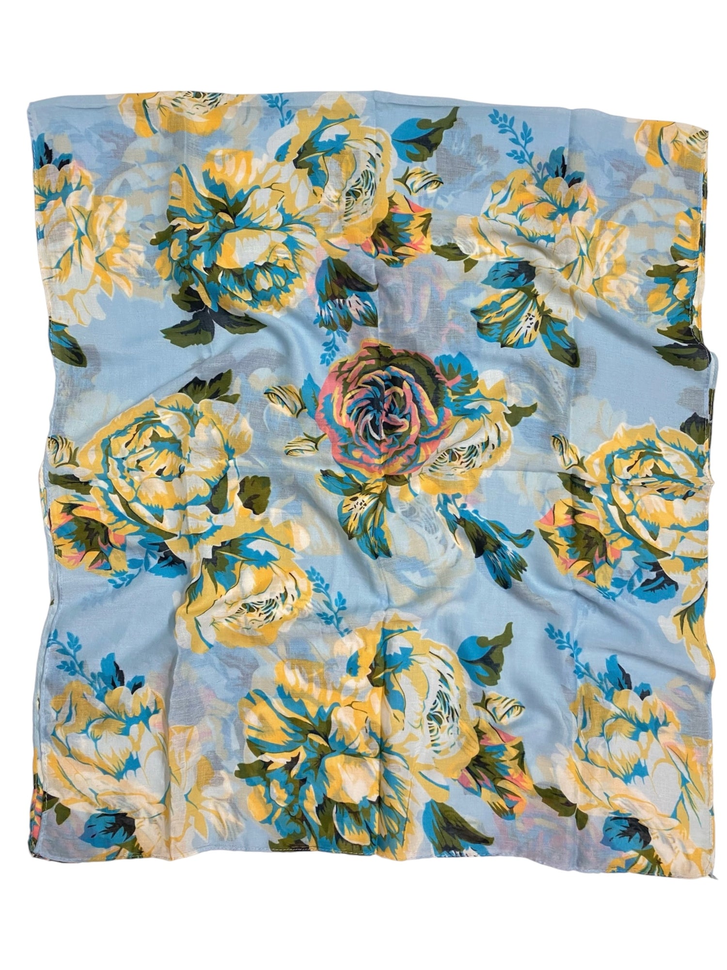 Roselle Lawn Printed Hijabs - Periwinkle