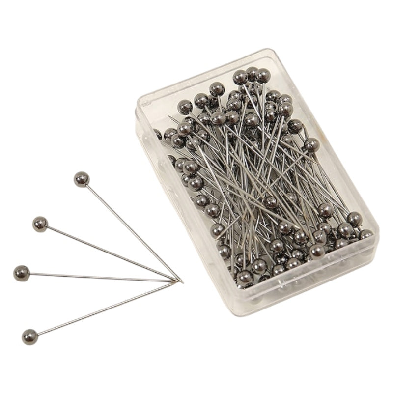 Metallic Hijab Pin - Charcoal
