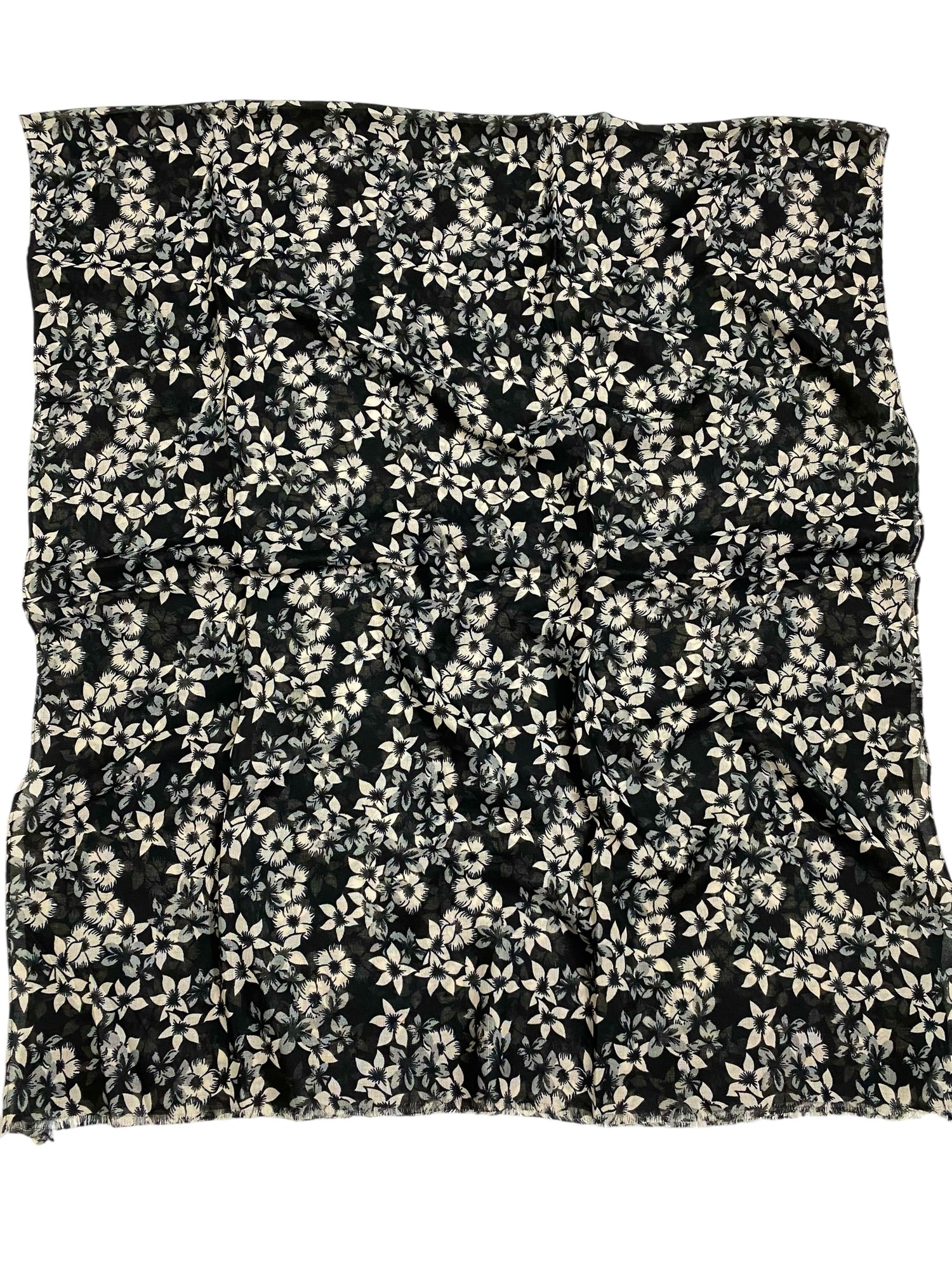 Elsa Printed Hijabs - Black