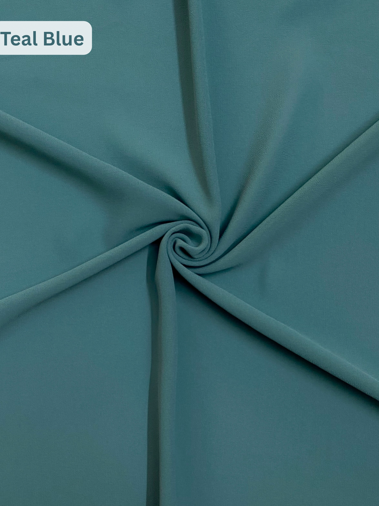 Georgette – Teal Blue