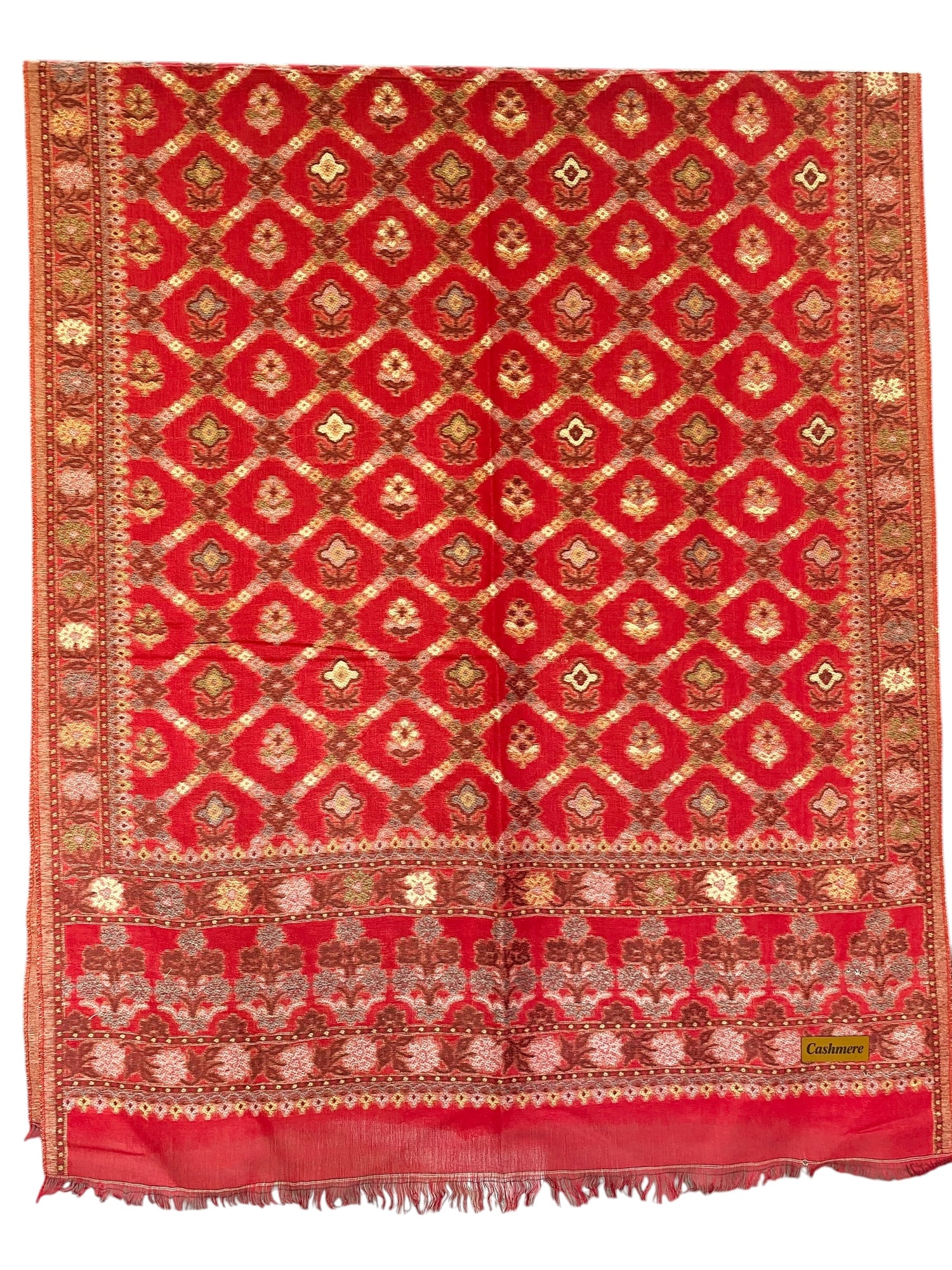 Ameira Pashmina Jacquard - Red