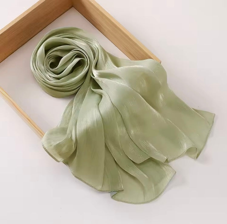 Starlit Organza Shimmer  - Artichoke