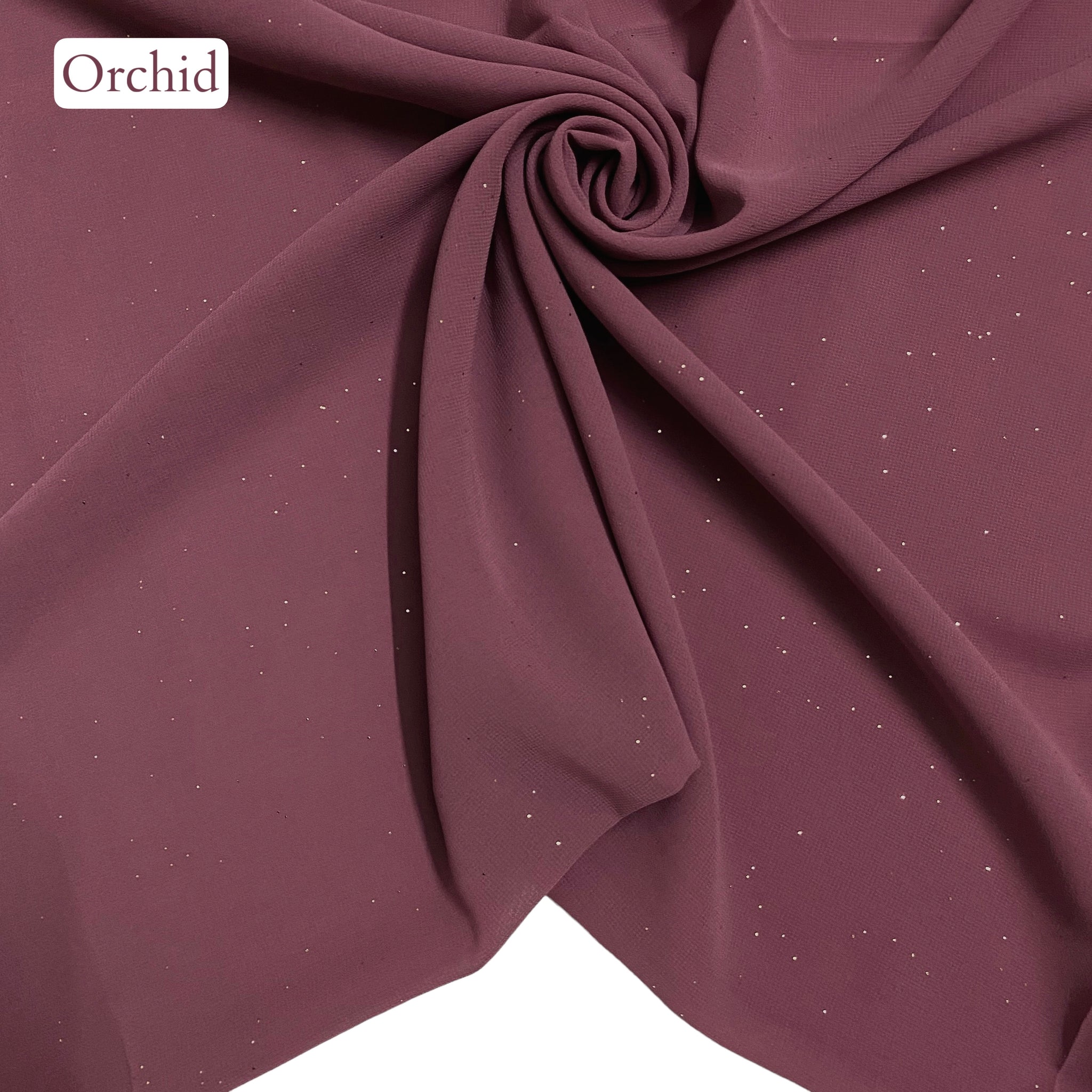 Glittered Georgette – Orchid