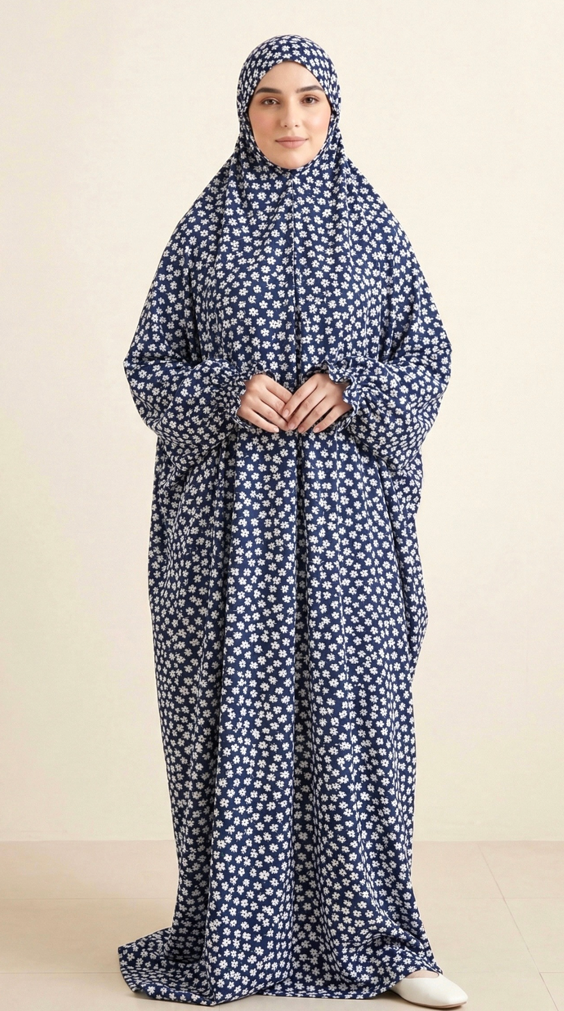 Premium Full Length Namaz Chadar With Sleeves (Imported Fabric)