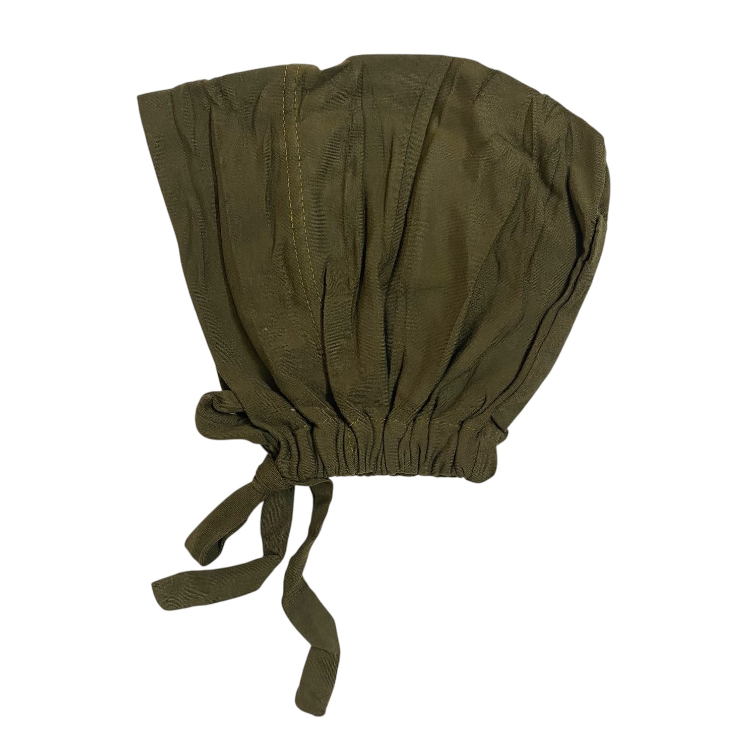 Imported Tie back Full Covered Hijab Cap – Olive
