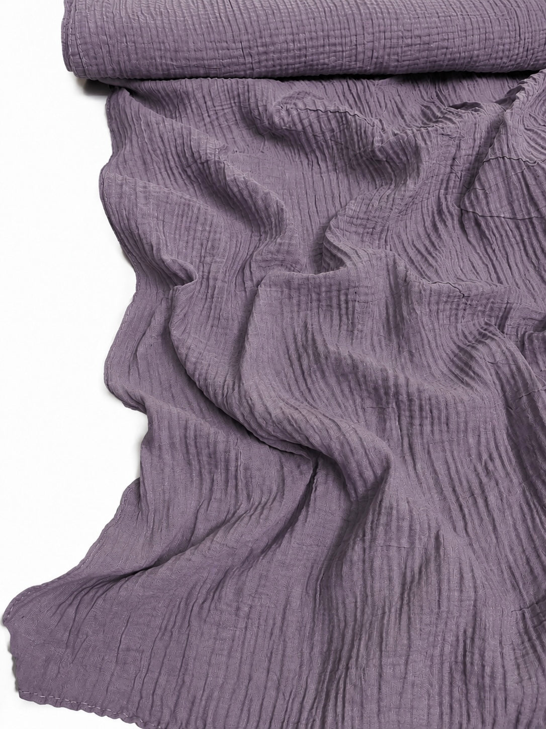 Ripple Pleated Hijab XL Size - Amethyst