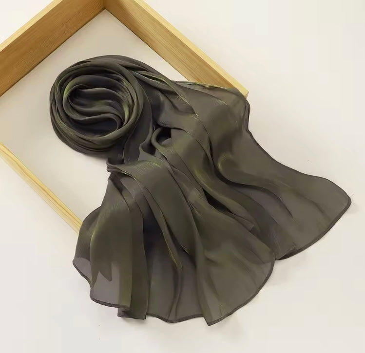 Starlit Organza Shimmer  - Russian Olive