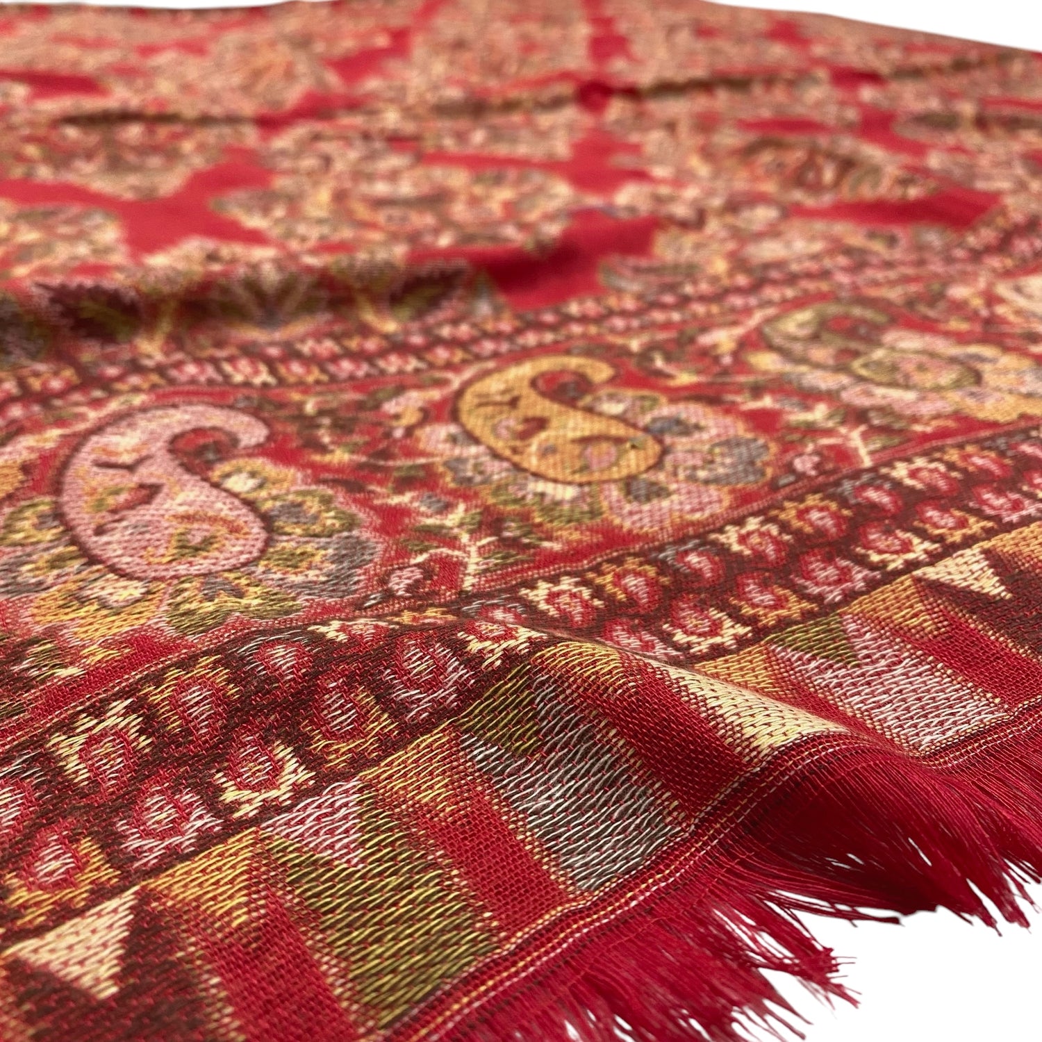 Pashmina Jacquard - Red
