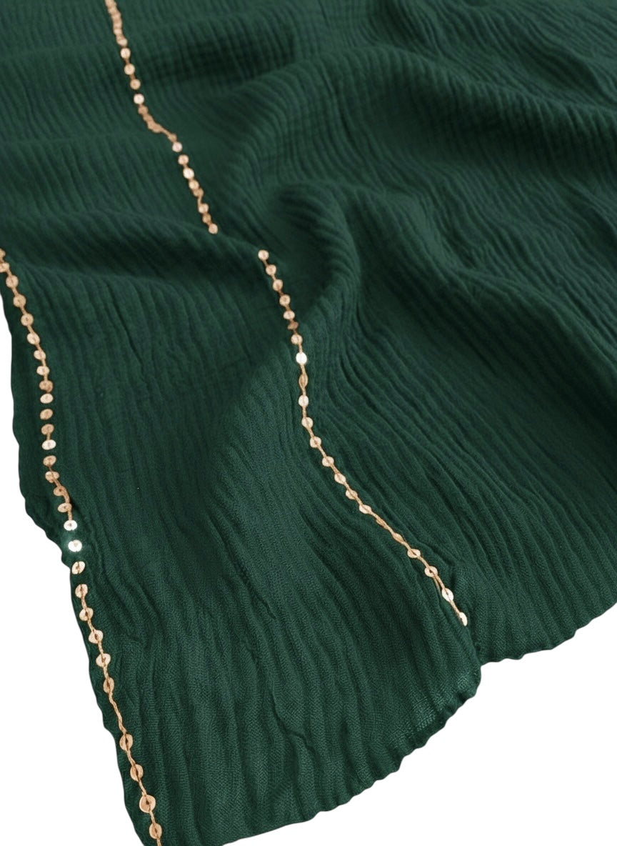 Ripple Sequins Hijab XL Size - Sacramento