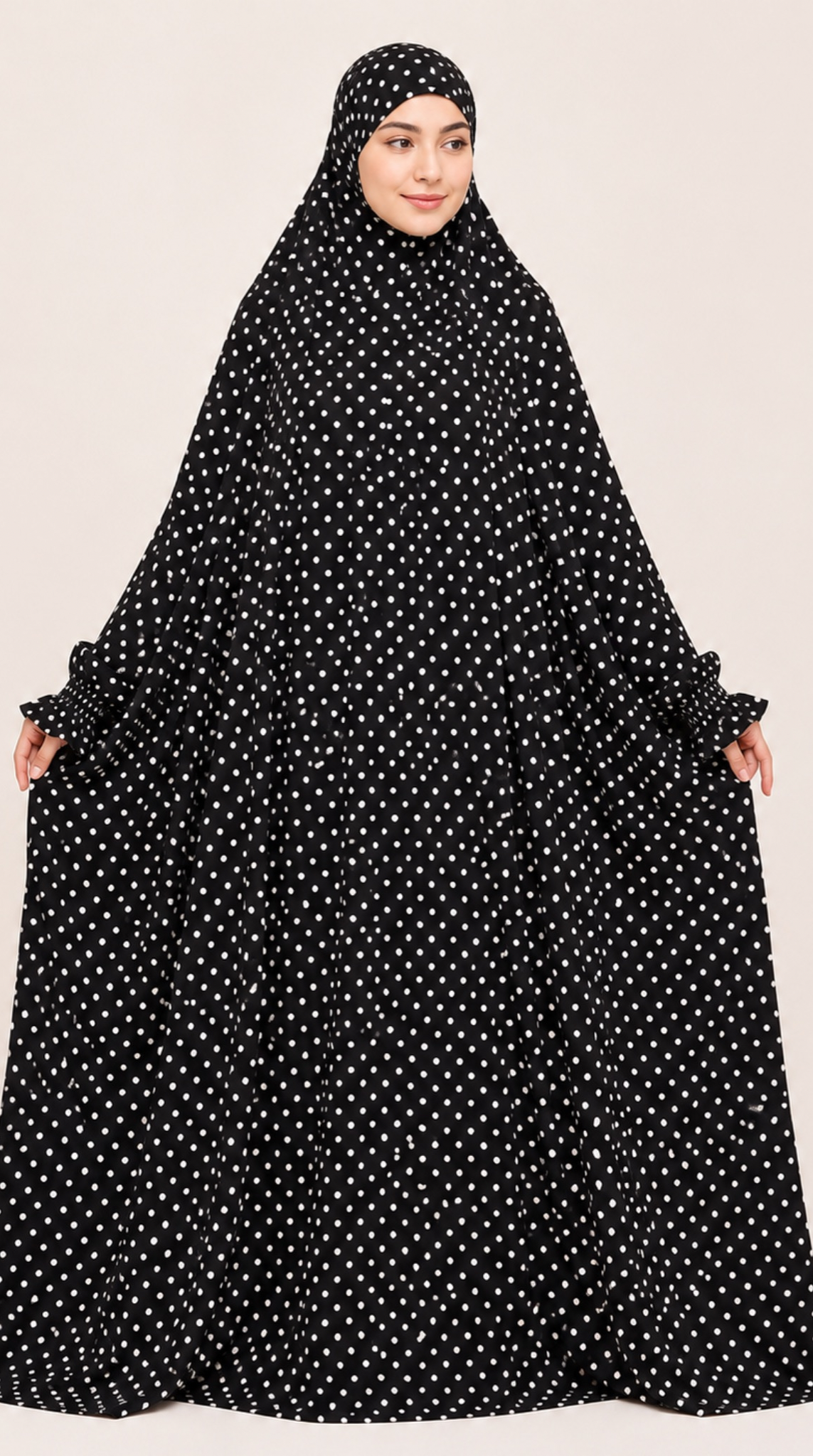 Premium Full Length Namaz Chadar With Sleeves (Imported Fabric)