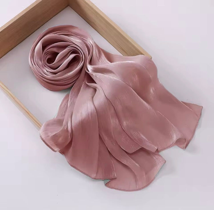 Starlit Organza Shimmer - Mauve