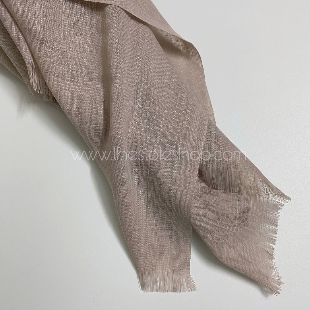 Premium Turkish – Slub Textured (Wider Width) – Biscuit