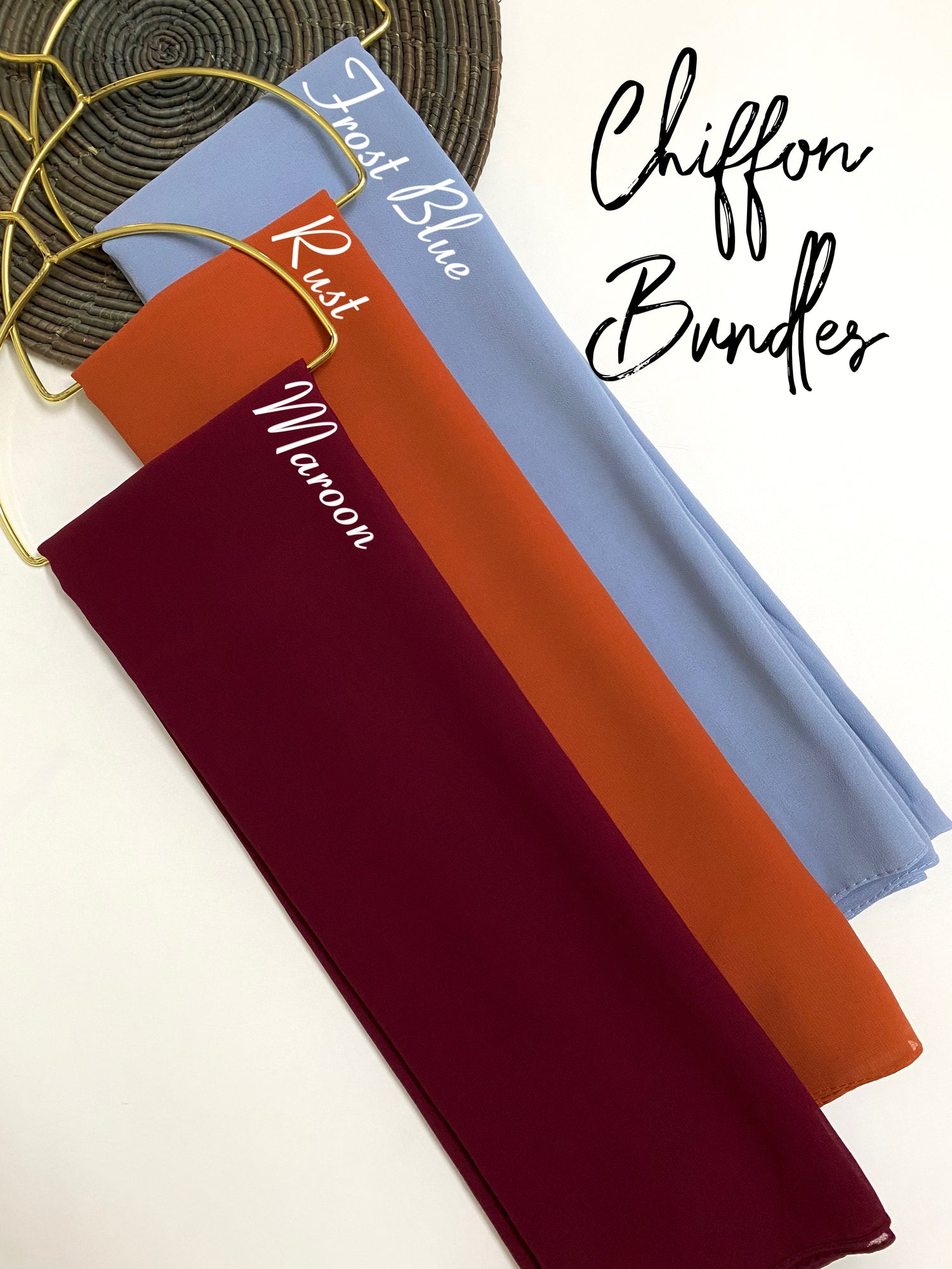 “Twilight” Georgette Chiffon Hijab Bundle