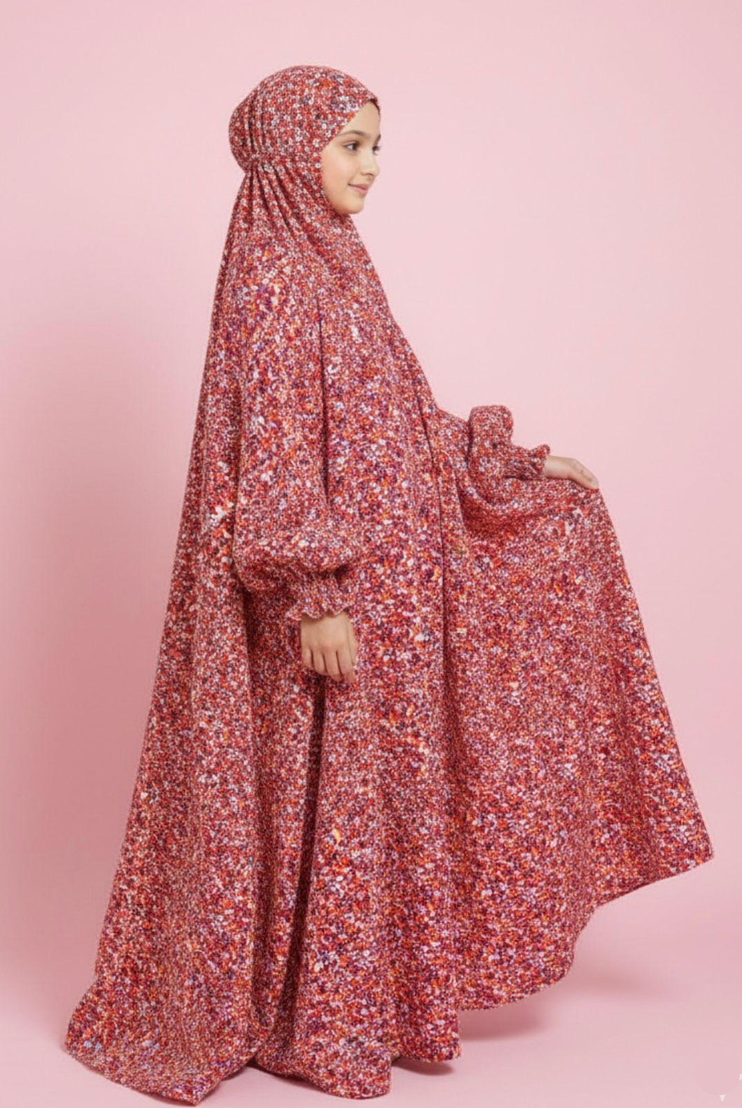 TEENS Premium Full Length Namaz Chadar with Sleeves