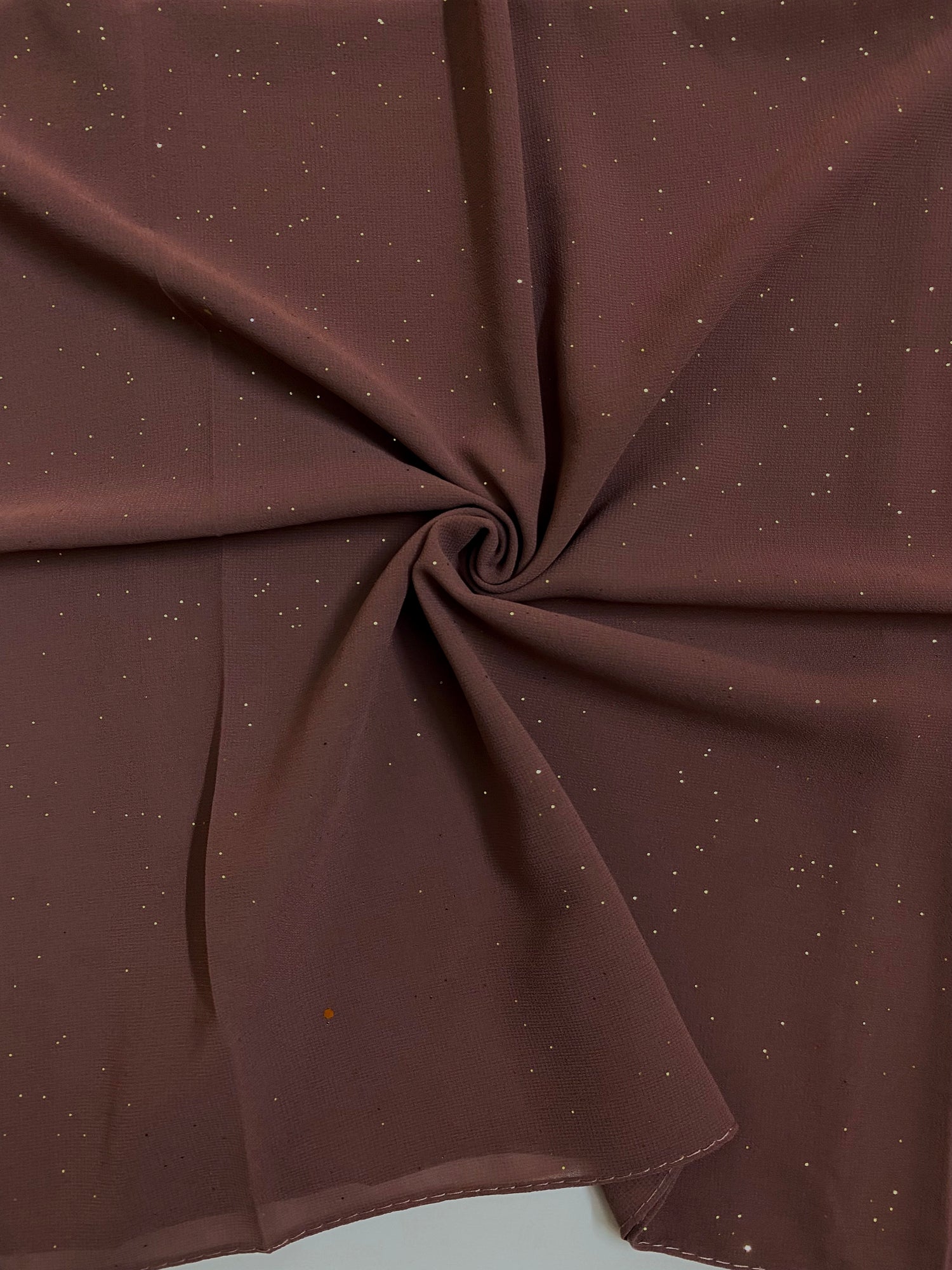 Glittered Georgette – Faded Grape