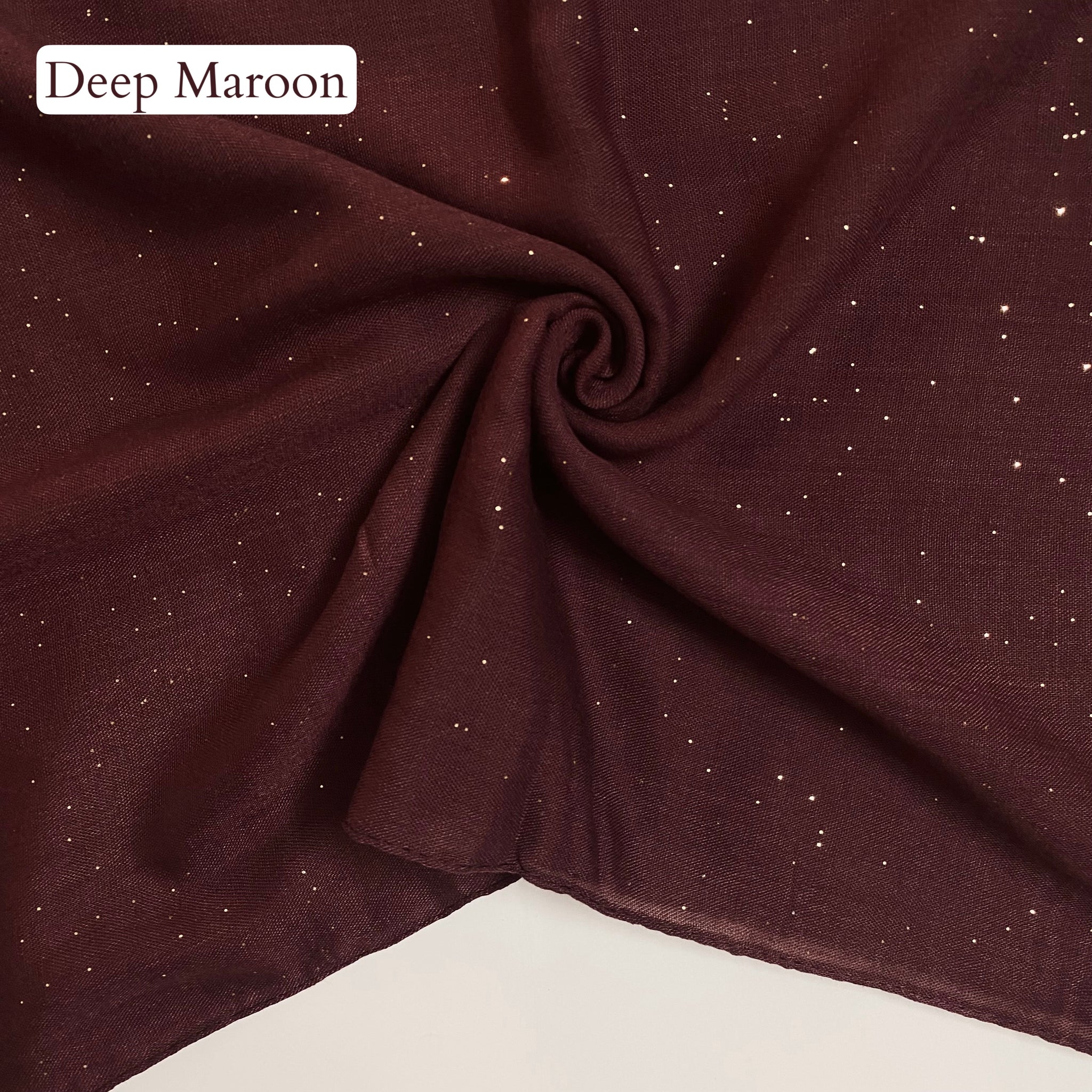 Glitter Lawn - Deep Maroon