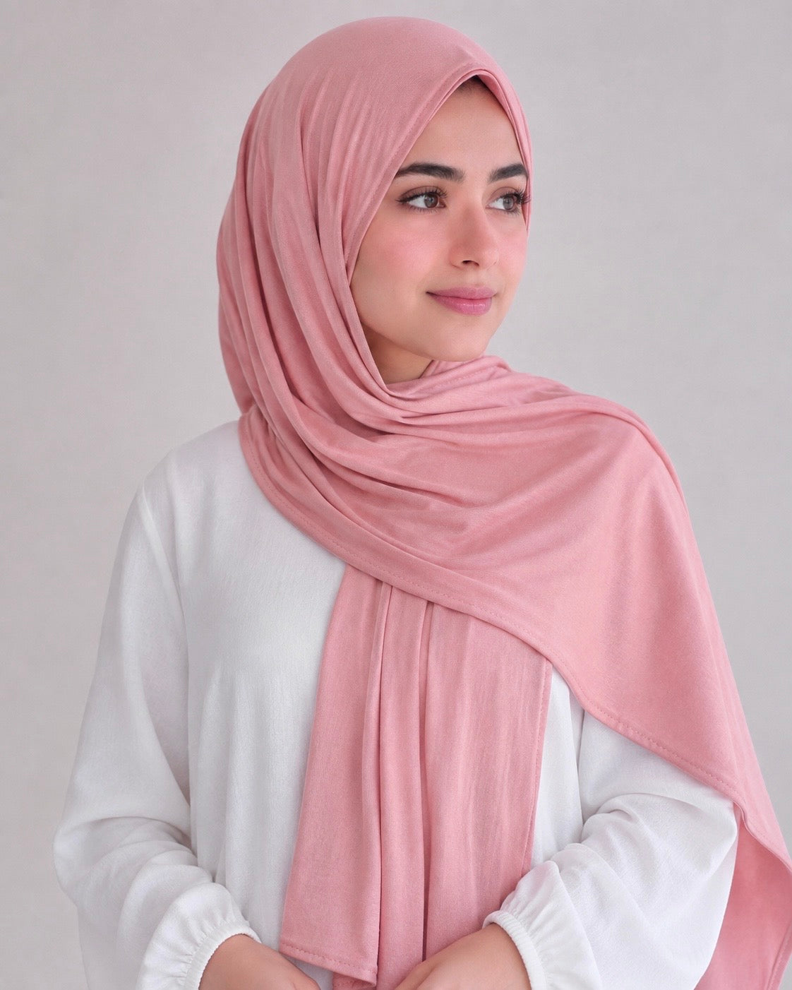 PREMIUM BAMBOO JERSEY HIJAB - BLUSH