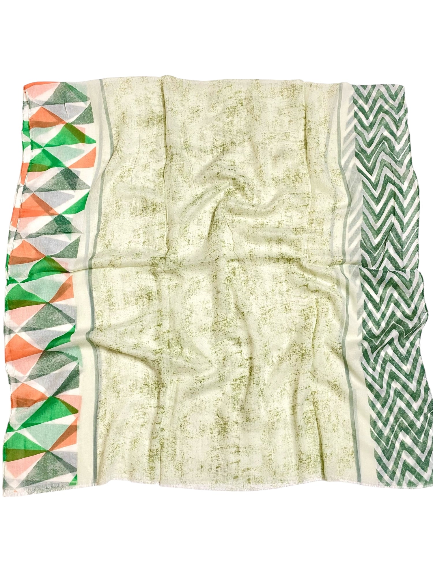 Nyra Printed Hijabs - Green