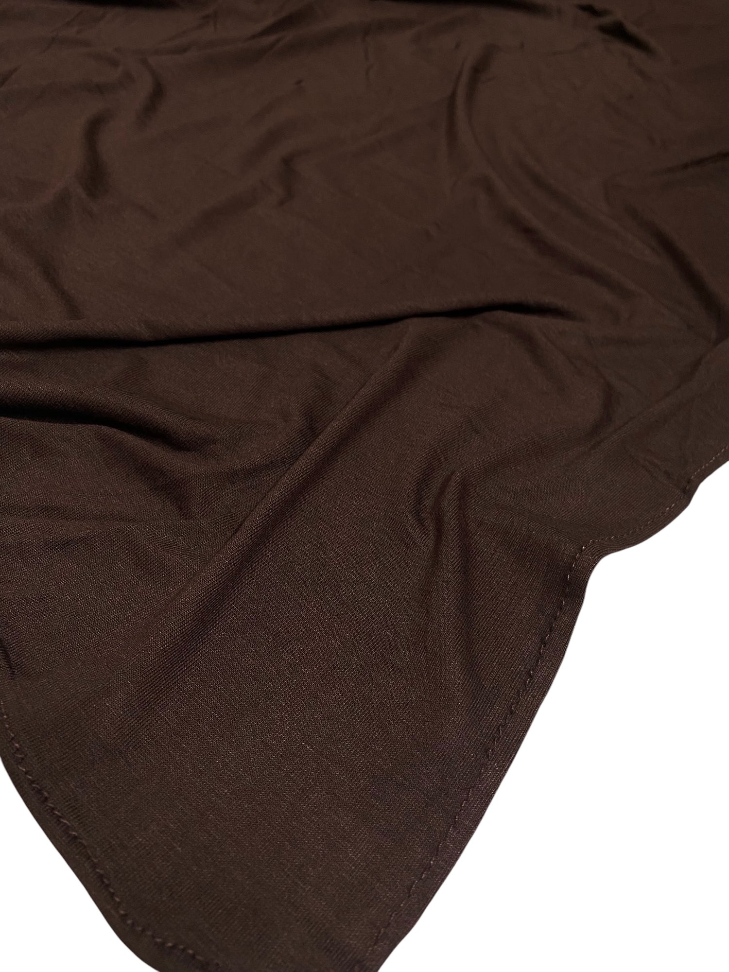 Premium Bamboo Jersey Hijab - Chocolate