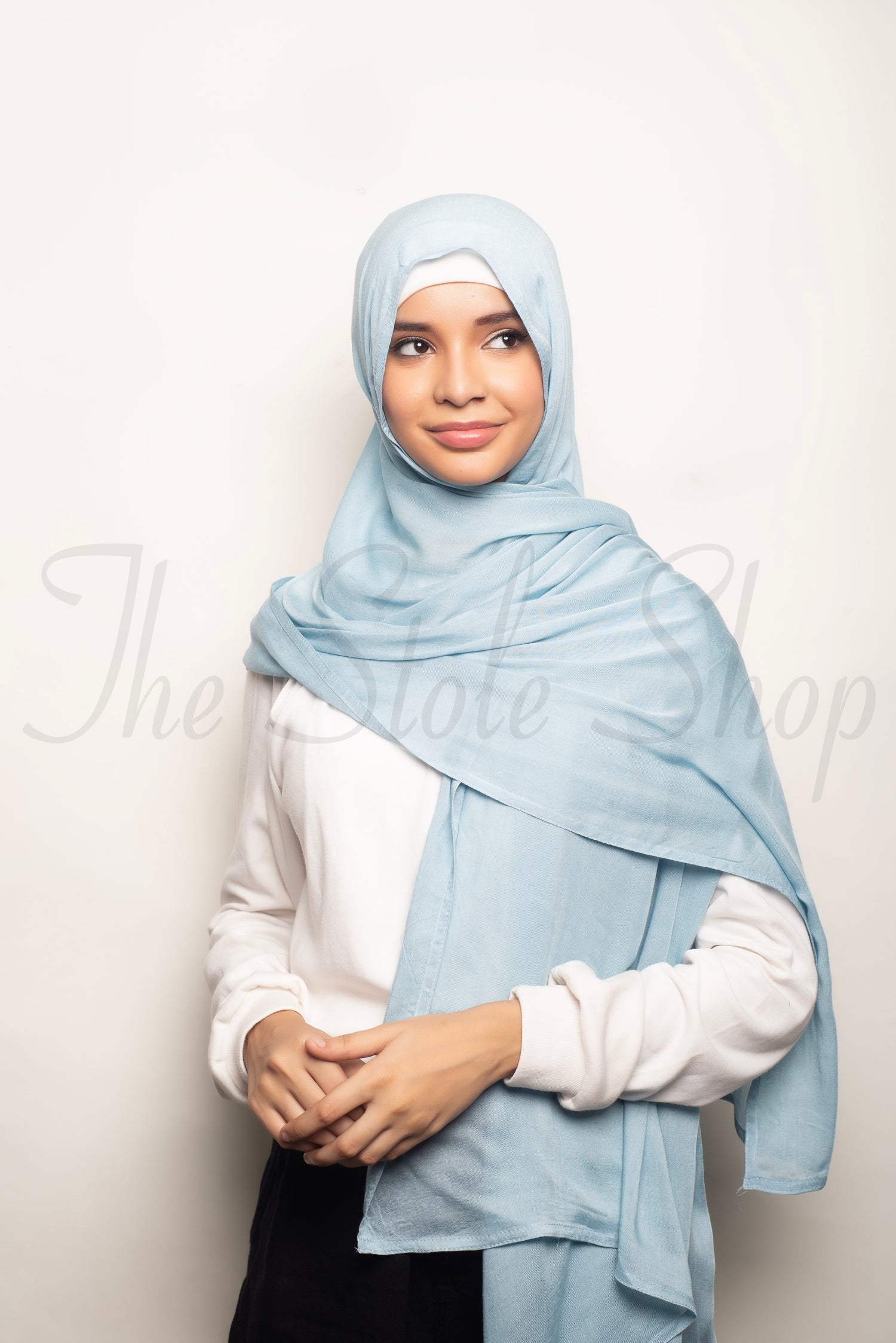 Modal Hijabs (LARGE SIZE) - Ice Blue