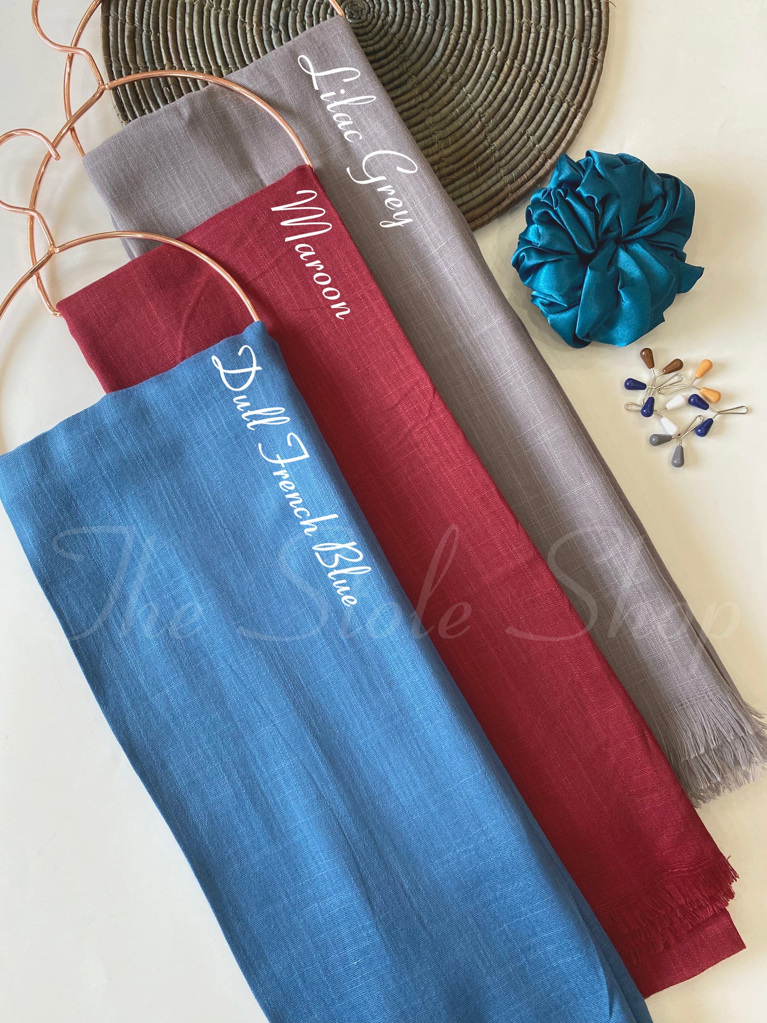 “Trinity” Premium Turkish (Regular Width) Hijab Bundle of 3