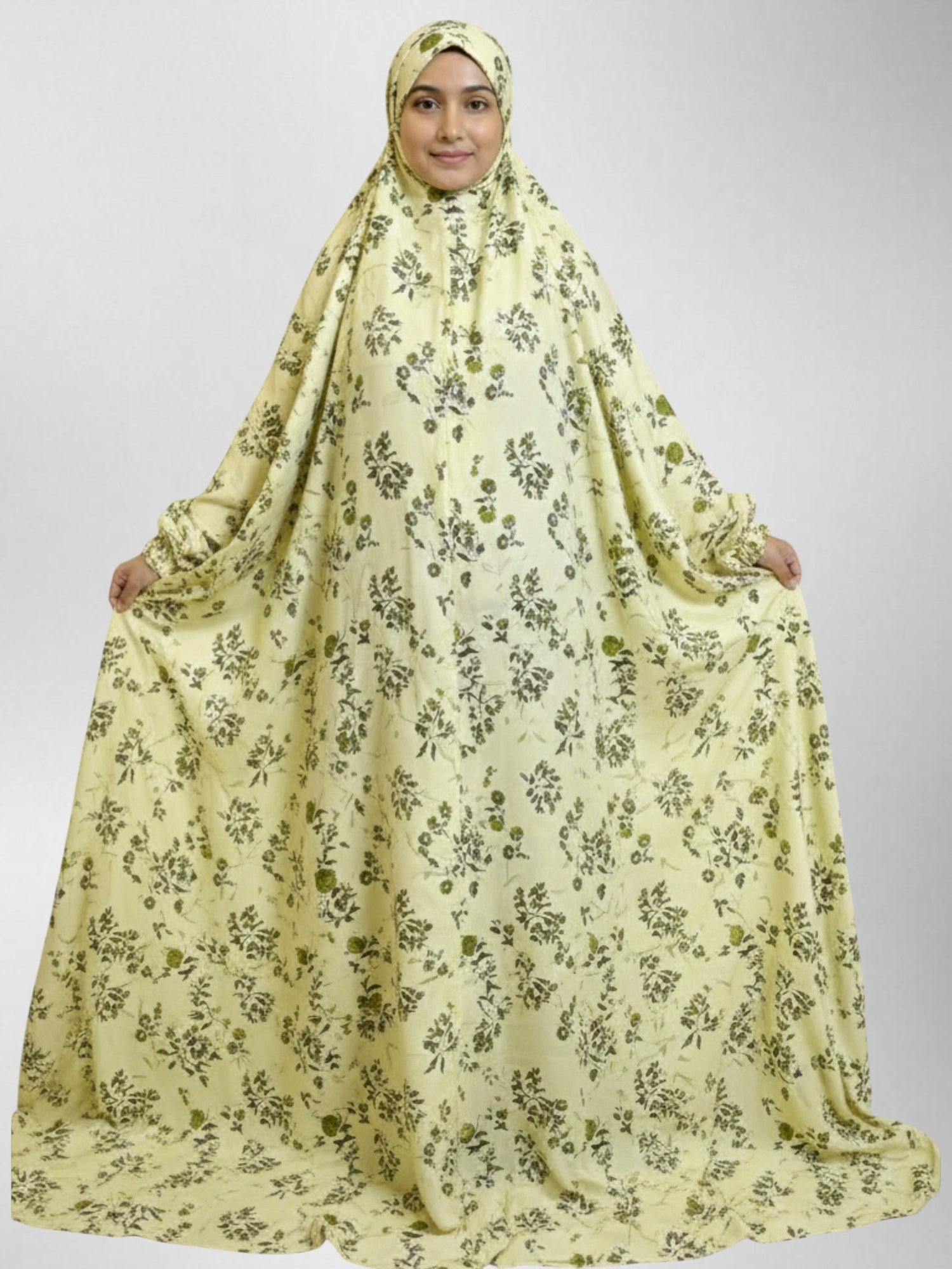 Premium Full Length Namaz Chadar With Sleeves (Imported Fabric)