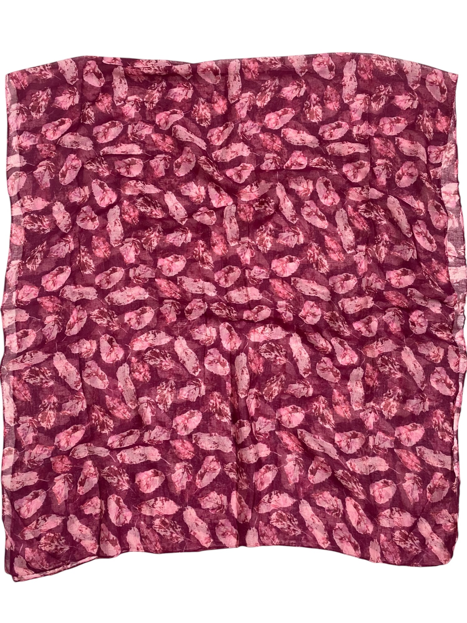 Willow Lawn Printed Hijabs - Maroon